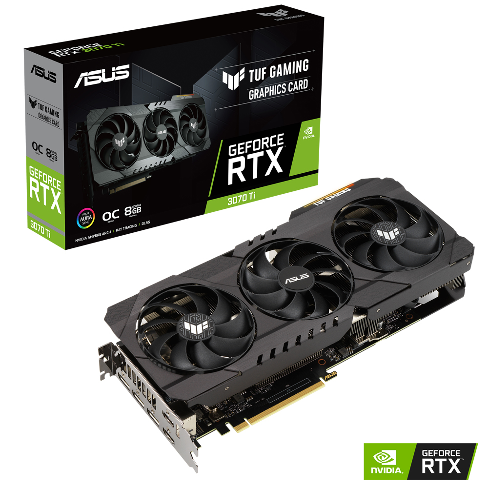 GeForce RTX​ 3070 Ti搭載グラフィックカード「ROG-STRIX-RTX3070TI 